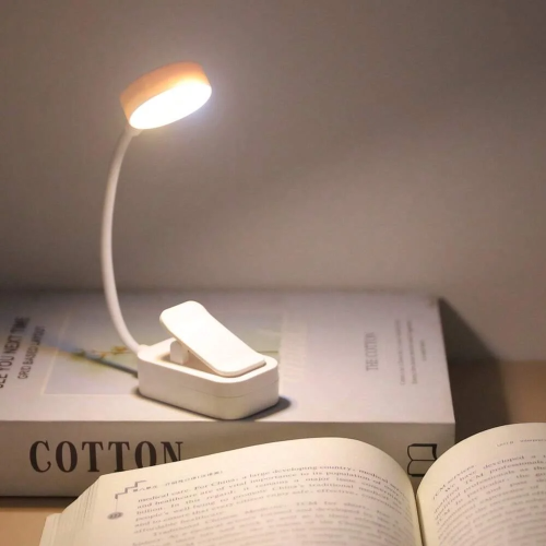 Image de Lampe LED Portable à Clip - Rechargeable USB, 3 Modes de Protection des Yeux