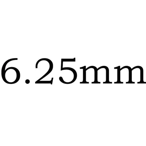 6,25 mm 1000 pièces