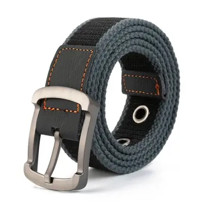 Image de Ceinture Tactique Unisexe en Toile - Style Décontracté & Robuste