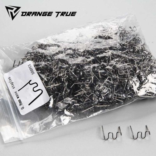 Image of 500-Piece Stainless Steel Wave Staples for Hot Stapler – Pre-Cut 0.8mm Repair Staples for Bumper and Bodywork Fixing