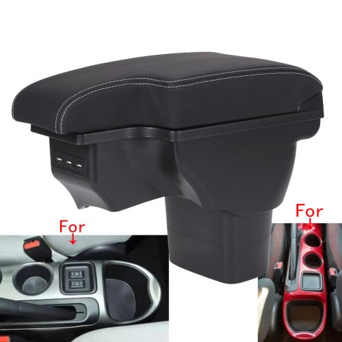 Image of Universal Center Console Armrest Storage Box with USB Ports for Nissan Juke & Infiniti ESQ (2010-2019) – Premium Interior Upgrade with Organized Storage