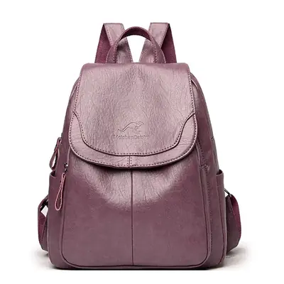 Image de Sac à Dos en Cuir Véritable pour Femme - Mode 2024