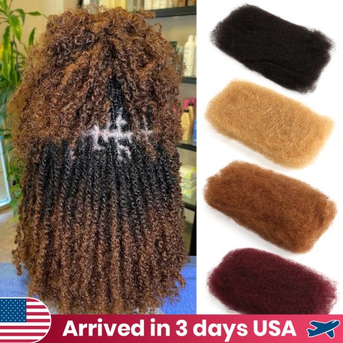 Afbeelding van Afro Kinkig Bulk Haar 22 inch - Natuurlijk Bruin Blond