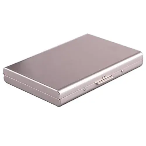 Image de Portefeuille Anti-RFID Ultra Mince en Aluminium
