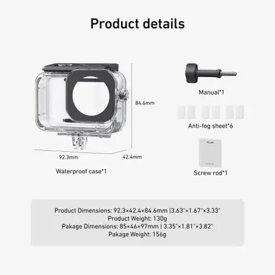 Image de Boîtier Étanche 60m pour DJI Osmo Action 6 - Plongée & Vidéo Sous-Marine
