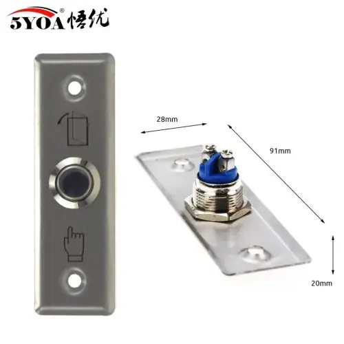 Image de Bouton de Sortie Sans Contact - Ouverture de Porte Automatique