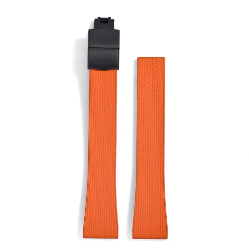 Orange noir boucle