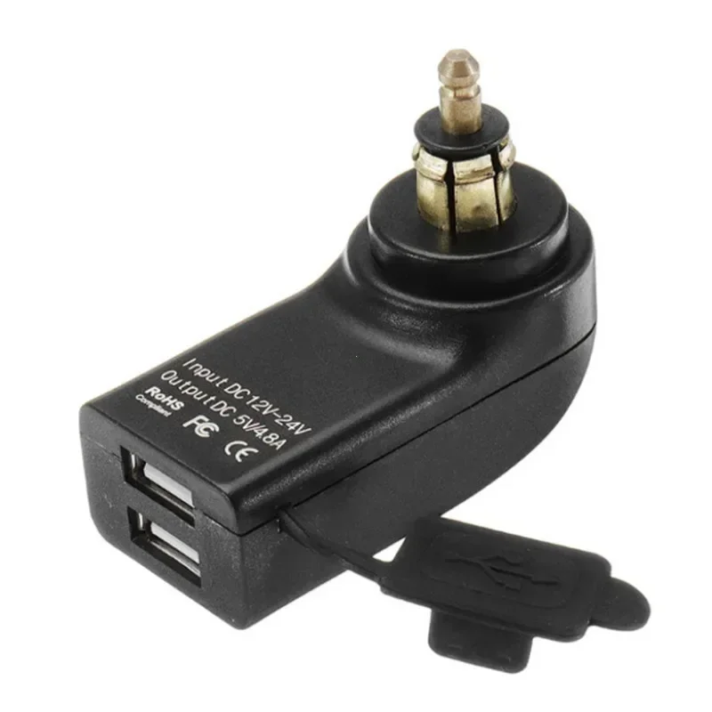 Immagine di Caricatore USB QC3.0 Doppio per Moto BMW - Adattatore Hella DIN