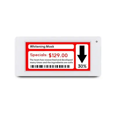 Image de Étiquette Électronique 2.9'' - Affichage Numérique 3 Couleurs