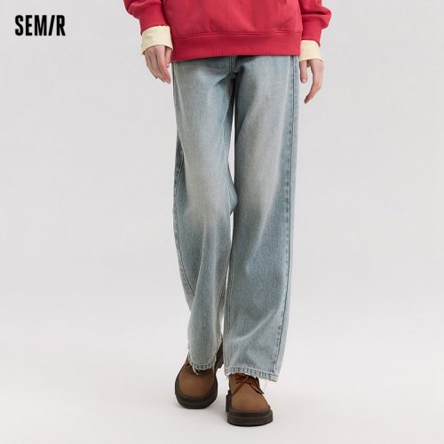 Zdjęcie Damskie Jeansy Vintage z Szerokimi Nogawkami – Trend 2025