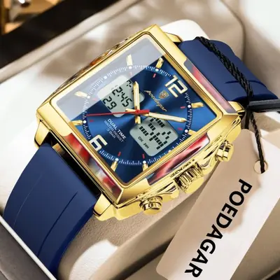 Image de Montre Homme Électronique LED - Style Luxe & Fonctions Avancées