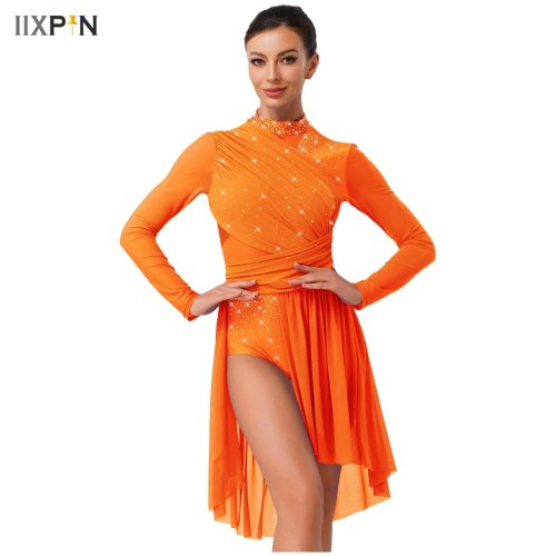 Bild von Glitzerndes Tanzkleid mit Strass – Elegantes Rüschen-Design