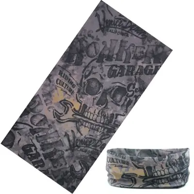 Image de Bandana Multifonctionnel Crâne - Écharpe Tube Unisexe
