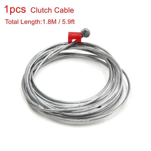 Imagen de X Autohaux Universal 1,8 m de longitud Cable de línea de embrague de Metal Cable de acelerador de freno para accesorios de motocicleta Scooter