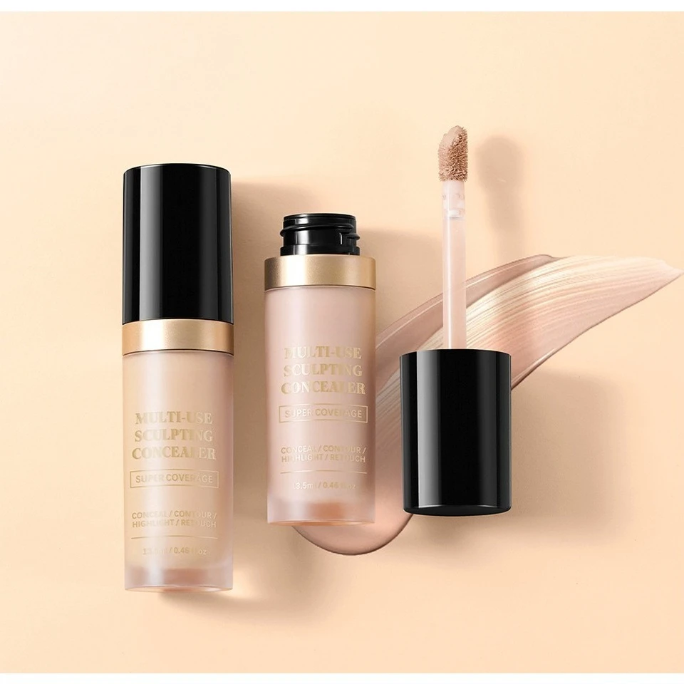 Image of Natural Multi-Use Face Cream Concealer – Oil-Free, Long-Lasting, Hydrating Coverage for Contouring, Highlighting & Touch-Ups