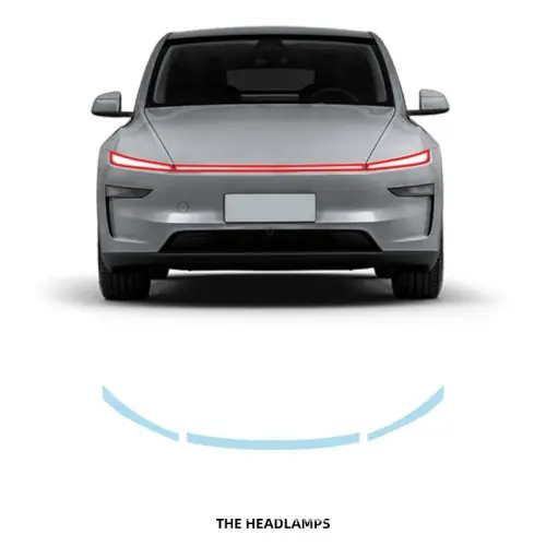 Image de Film Protecteur Transparent pour Tesla Model Y 2025