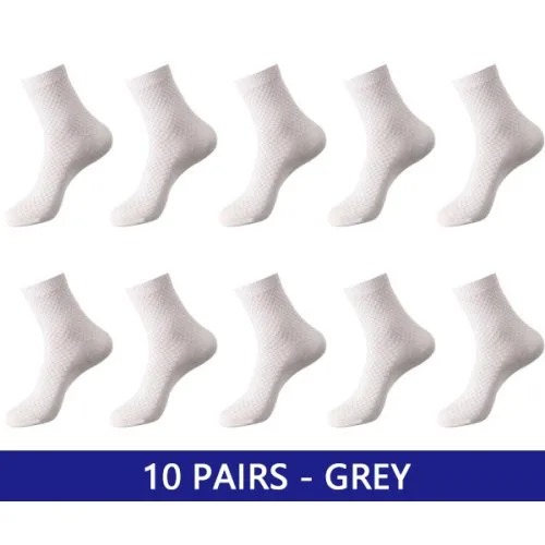 10 paar grijs