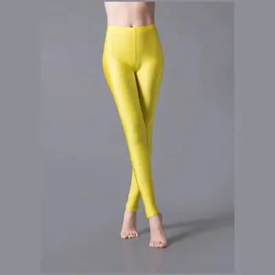 Image de Leggings néon brillants femme - Style sportif & décontracté