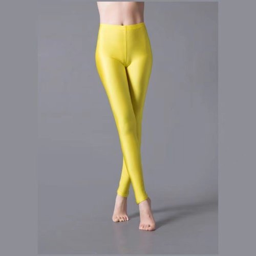 Image de Leggings néon brillants femme - Style sportif & décontracté