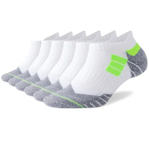 6Pairs biały zielony