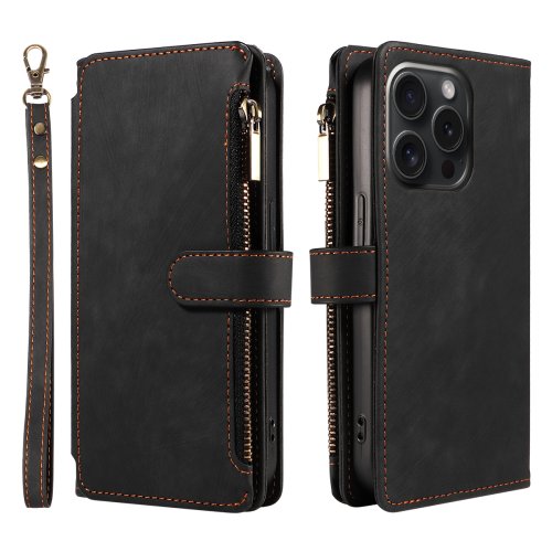 Bild von PU-Leder-Handyhülle für iPhone 17Air 17 Pro Max 16 Pro Max 16e 15 14 13 12 11 Pro Max Plus Flip Wallet Style Handyhülle