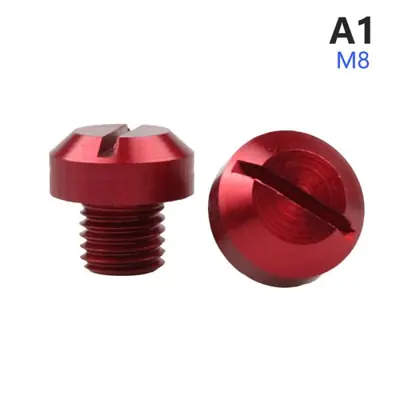 Image de Bouchons de Rétroviseur Anti-Rouille Moto - Vis CNC Aluminium M8/M10
