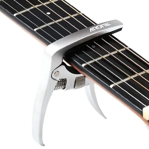 Image de Capodastre Aroma AC-30 Réglable pour Guitare Acoustique & Électrique