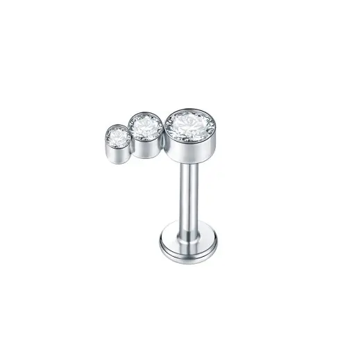 Image de Piercings en Titane & Zircone - Élégants & Hypoallergéniques