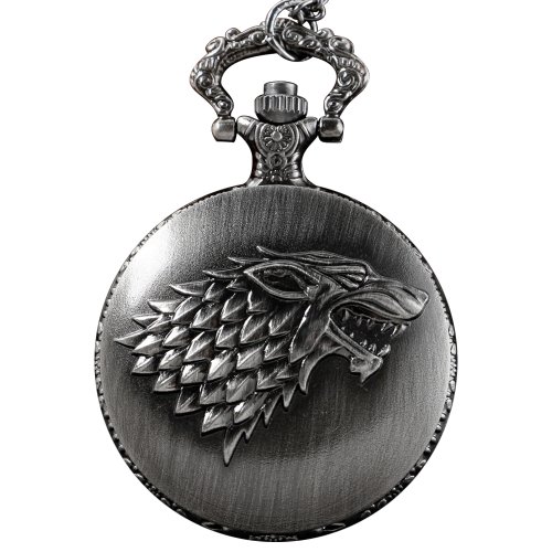 Afbeelding van Exclusief embleem van Power Nobility voor mannen en vrouwen quartz zakhorloge retro mode ketting sieraden student cadeau