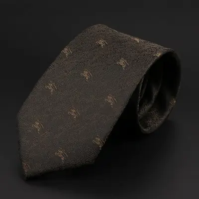 Image de Cravate Homme Fine Vert Foncé à Motifs Floral & Paisley