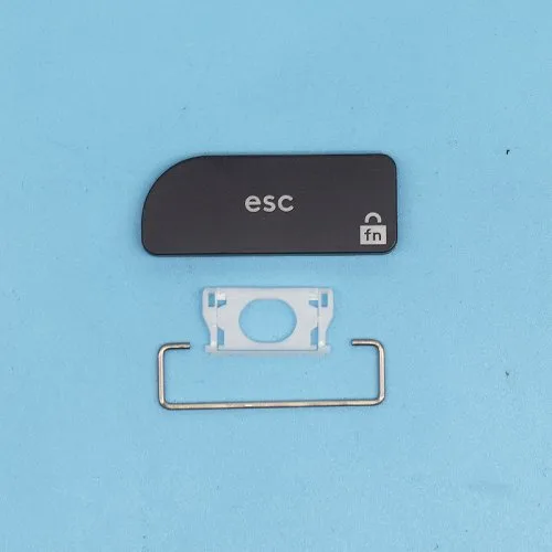 Czarny Esc i zawias