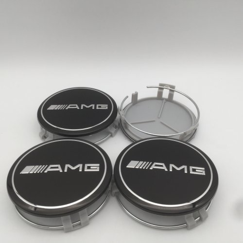 Image de Emblème 3D AMG 75mm - Badge Centre Jante Style Sport