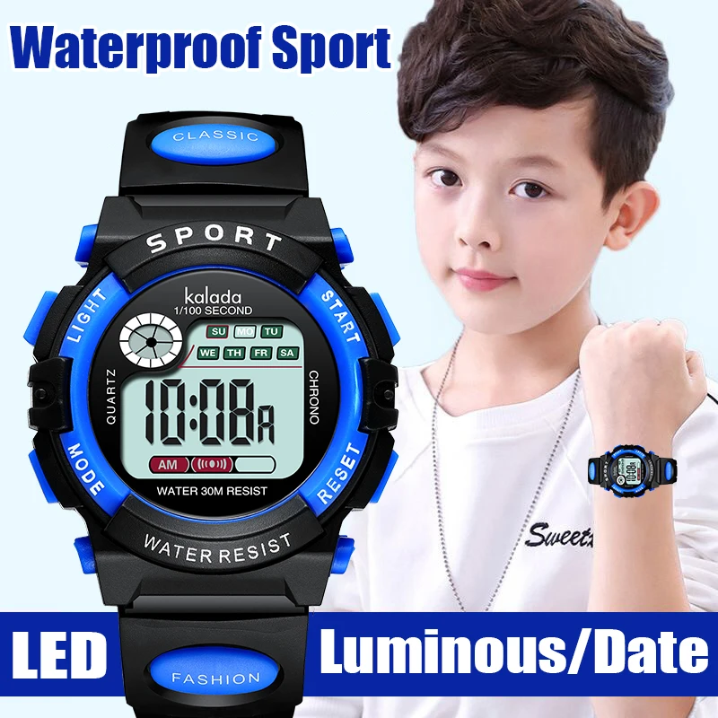 Immagine di Orologio Sportivo per Bambini con Cinturino in Silicone