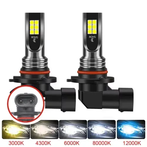Image de LED Phares Auto H11 H8 H9 H10 H1 H3 H4 H7 - 80W 8000LM 6000K