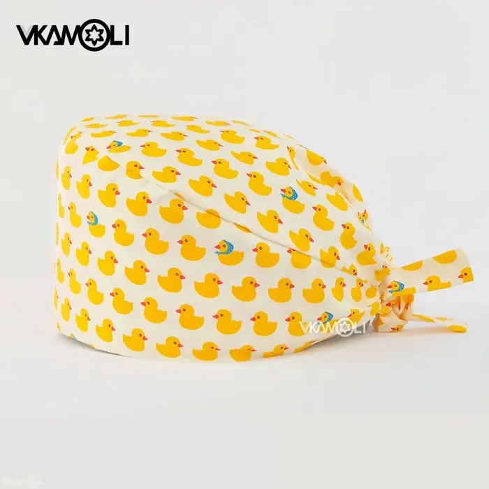 Image de Casquettes Chirurgicales en Coton pour Professionnels de Santé