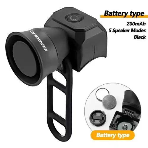 Image de Sonnette Électronique Vélo USB - Klaxon Mini Étanche