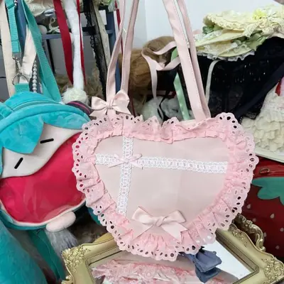 Image de Sac Coeur Lolita Dentelle - Mignon & Doux