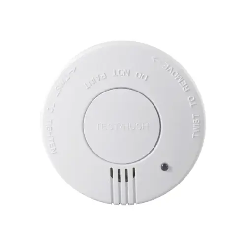 Image de Détecteur de Fumée 9V - Alarme Anti-Feu avec Batterie Remplaçable