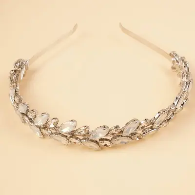 Image de Headband de Mariage en Cristal - Élégant & Brillant