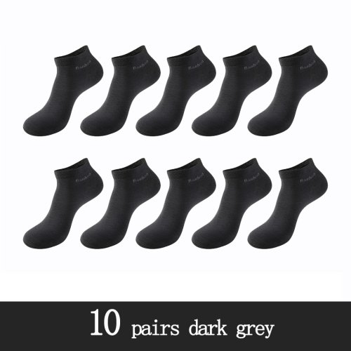 Imagen de 10 par/pack calcetines cortos de fibra de bambú para hombre de alta calidad nuevos calcetines tobill...