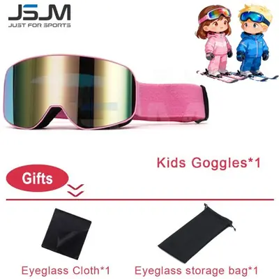 Image de Lunettes de Ski Anti-Buée UV400 - Idéales pour Adultes et Enfants
