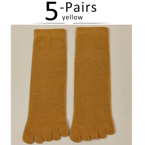 5 Pairs yellow