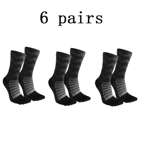 6 paires noir