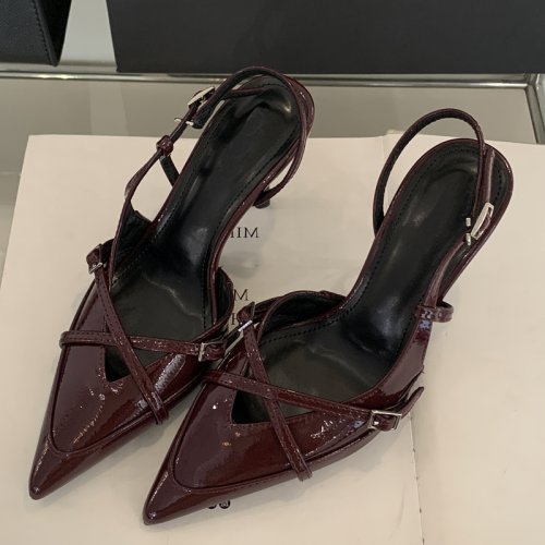 Bild von Elegante Damen High Heels mit Spitz-Zehen und Slingback-Ausschnitt – Sexy Pumps für Bankett, Party und Street Style