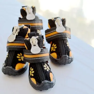 Bottes imperméables pour chiens - Protection hivernale robuste