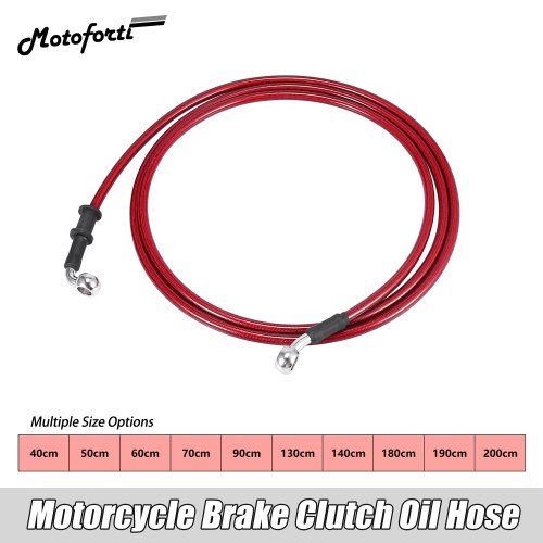 Bild von Universelle Motorrad-Hydraulikschläuche aus Edelstahl – Für Bremsen & Kupplung