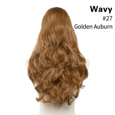Image de Extensions Cheveux Synthétiques Clip-In Blond Naturel