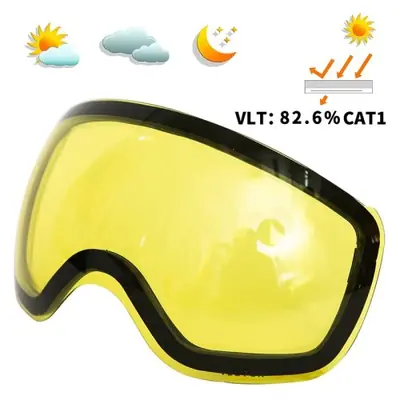 Image de Lunettes de Ski Anti-Buée Double Couche - Homme & Femme