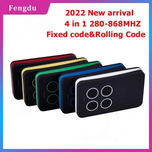 Image de Télécommande Universelle 4 en 1 pour Porte de Garage