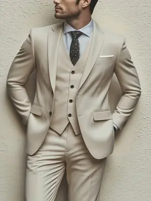 Image de Costume Homme 3 Pièces Élégant